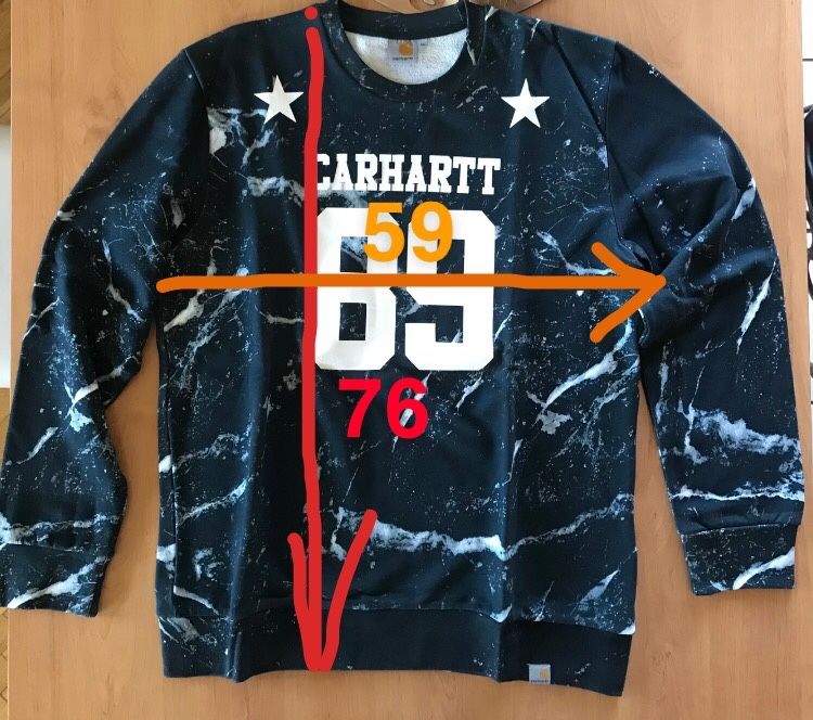 Carhartt Bluza Marmur Marble Fan Sweatshirt Crewneck