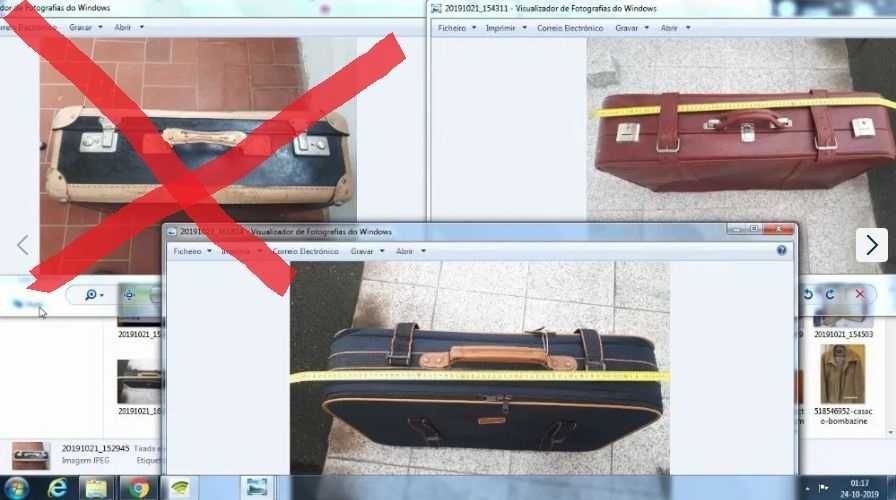 malas viagem antigas