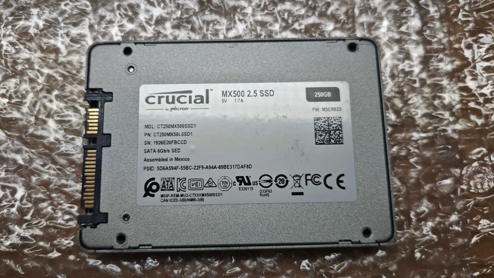 SSD 2.5 Crucial MX500 250GB SATA
