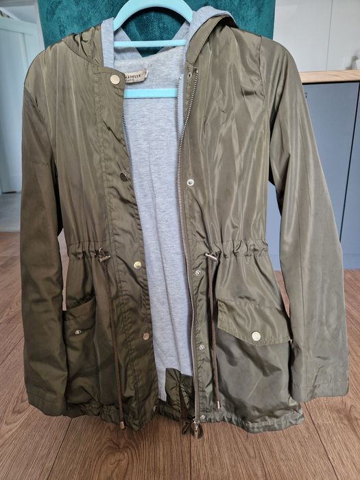 Parka wiosenna khaki