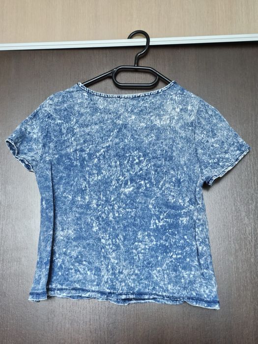 Granatowy T-shirt New Look L