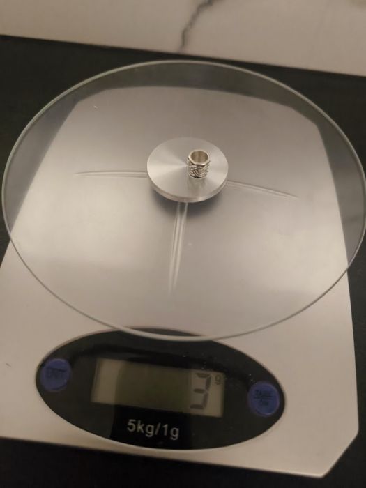 Koralik do brody włosów Srebro 925 Wikiński Rękodzieło BARBARIAN