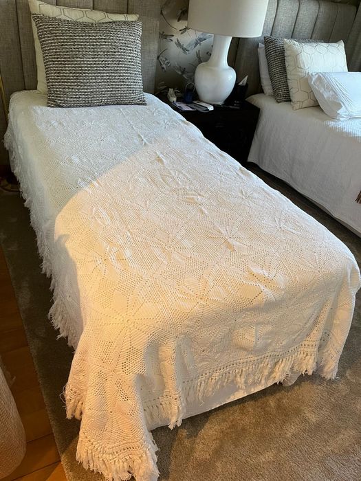 Colchas linha de algodão crochet