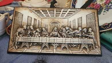 Painel da Última Ceia em Baixo Relevo