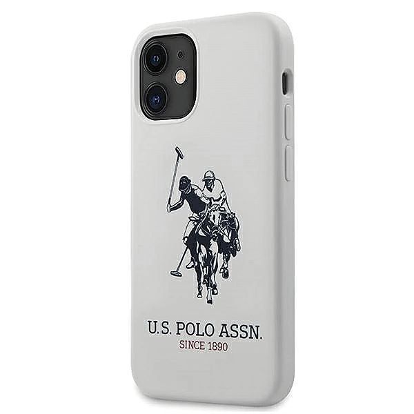 Etui U.s. Polo Assn. Silicone Collection na iPhone 12 mini - białe
