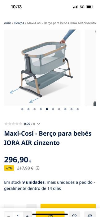 Maxi-Cosi - Berço para bebés IORA AIR