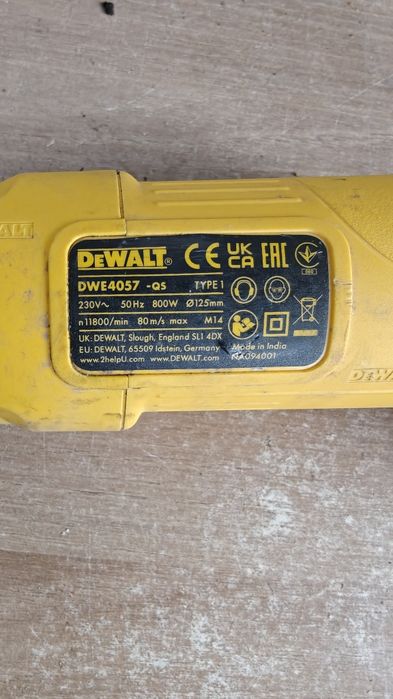 Szlifierka kątowa DeWalt DWE4057 sprawna