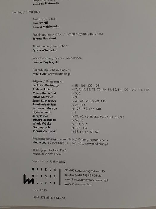 Józef Panfil. Malarstwo / Paintings - album