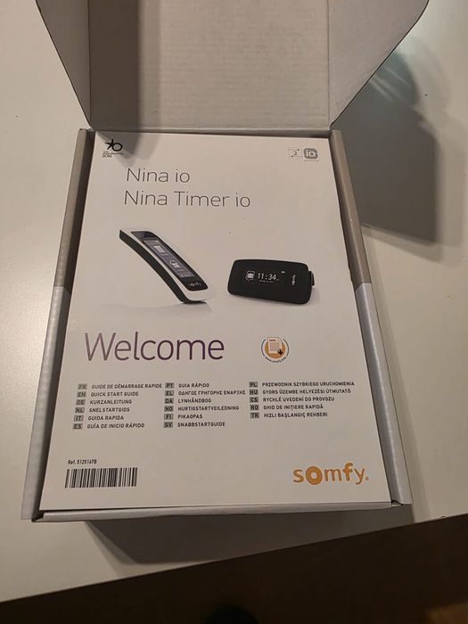 Somfy Nina io 1805251B – dotykowy pilot sterownik io-homecontrol