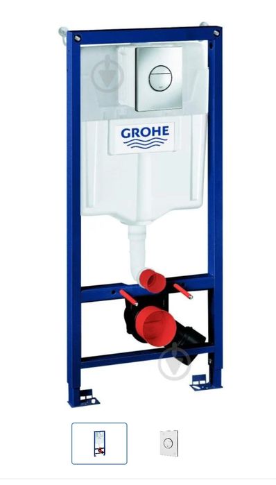Інсталяція Grohe + кнопка