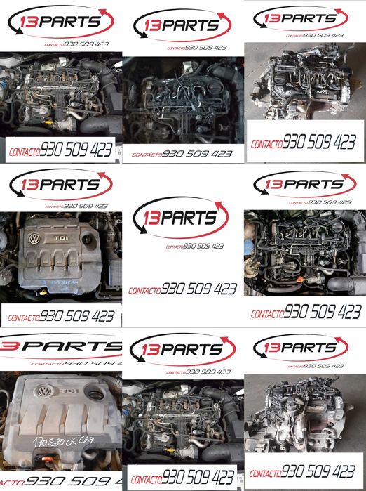 Diversos Motores VW Seat Audi Skoda VAG 1.6 TDi CAYA CAYB CAYC CAYD