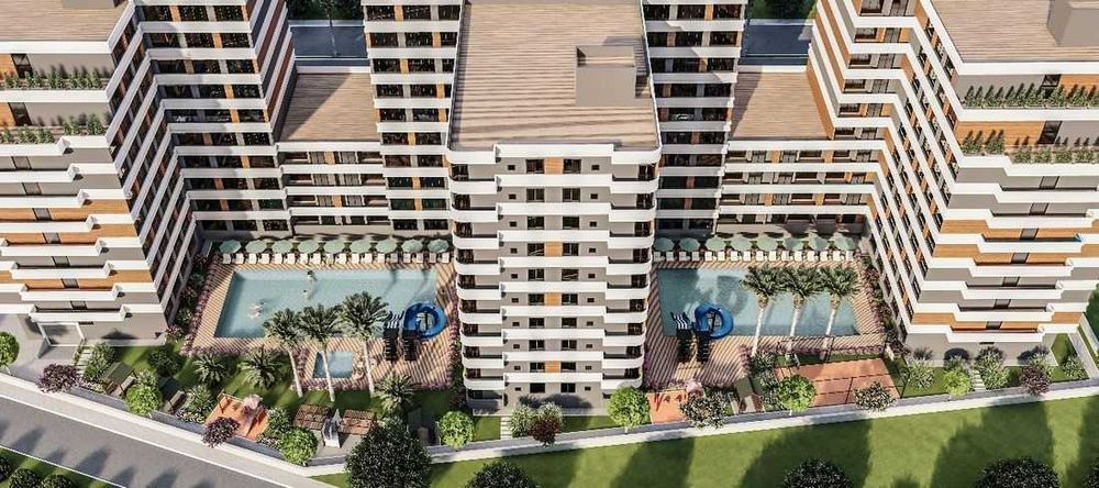 Сучасні апартаменти в Мерсині,без комісії, Туреччина