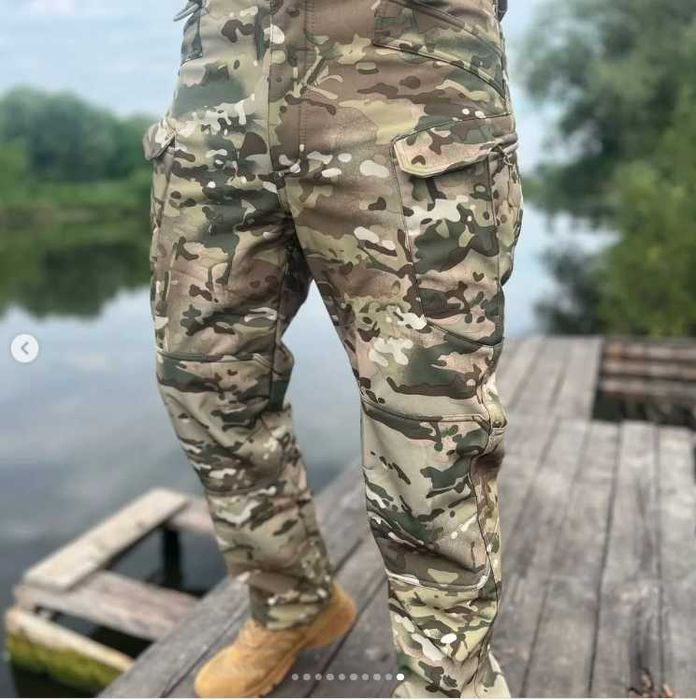 Чоловічий костюм Softshell – камуфляж для туризму та рибалки Охота