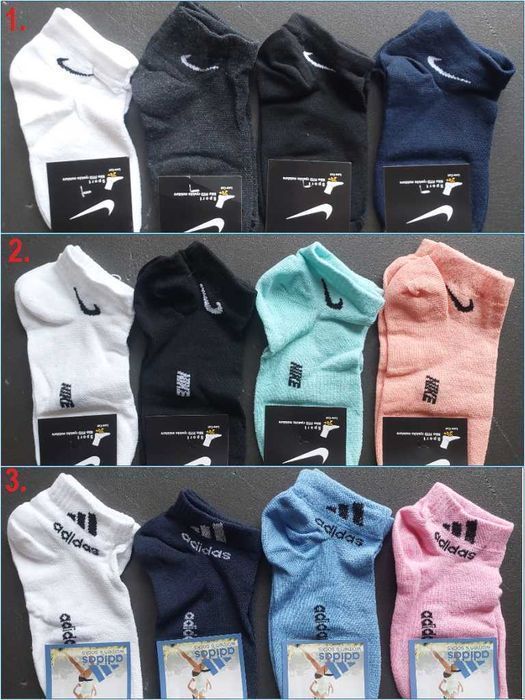 Низькі/коротенькі шкарпетки на сітці Найк/Адідас. Носки Adidas сетка