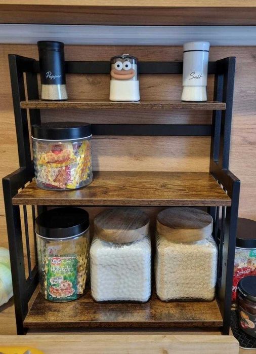 Półka Kuchenna Piętrowa Stojak Organizer na Przyprawy