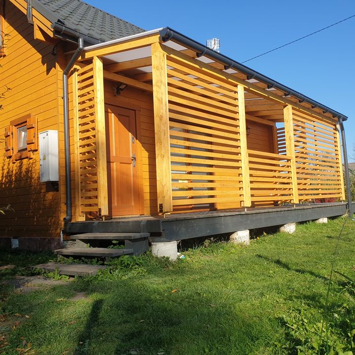 Zadaszenie tarasu pergola wiata zabudowa tarasu pergole