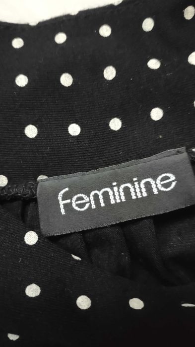 Czarna tunika damska M/L Feminine