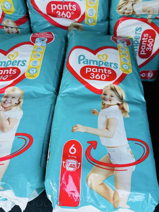 Трусики памперс pampers 4,5,6 щенячий патруль 5,6 підгузки памперси