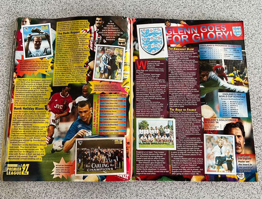 Panini Premier League 1997 полный альбом