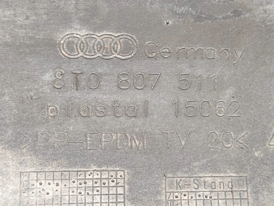 Parachoques Traseiro Audi A5 8T Coupe Pre-facelift Sensores De Estacionamento