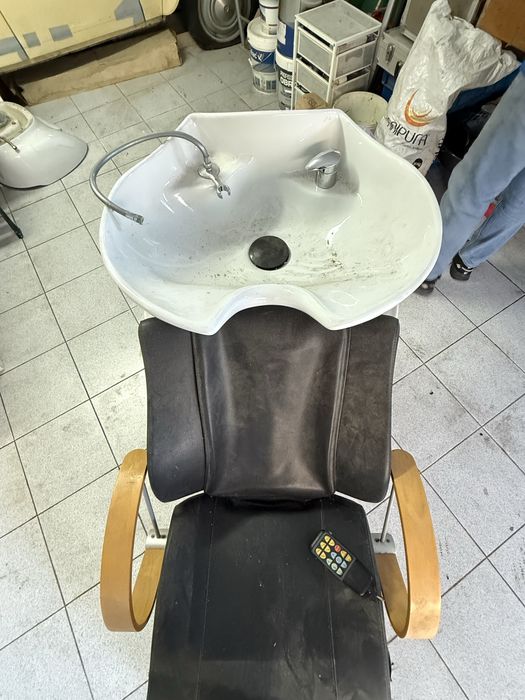 Cadeira de lavagem de cabelo mecanica com massagem