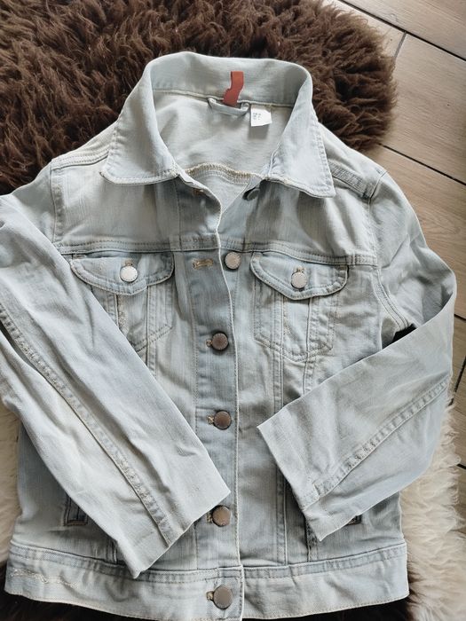 Katana jeansowa damska kurtka H&M