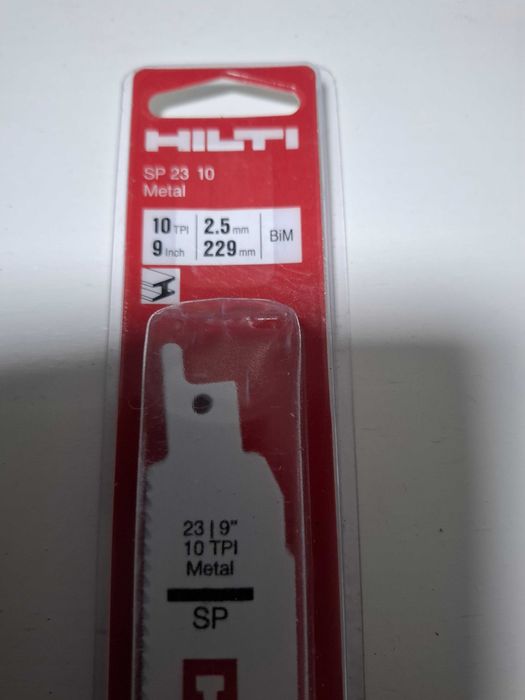 brzeszczoty Hilti SP 23 10 Metal do piły szablastej lisiego ogona
