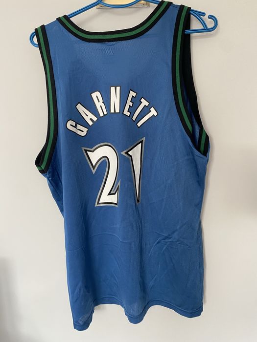 Minnesota Timberwolves Kevin Garnett Vintage Champion NBA lata 90-te