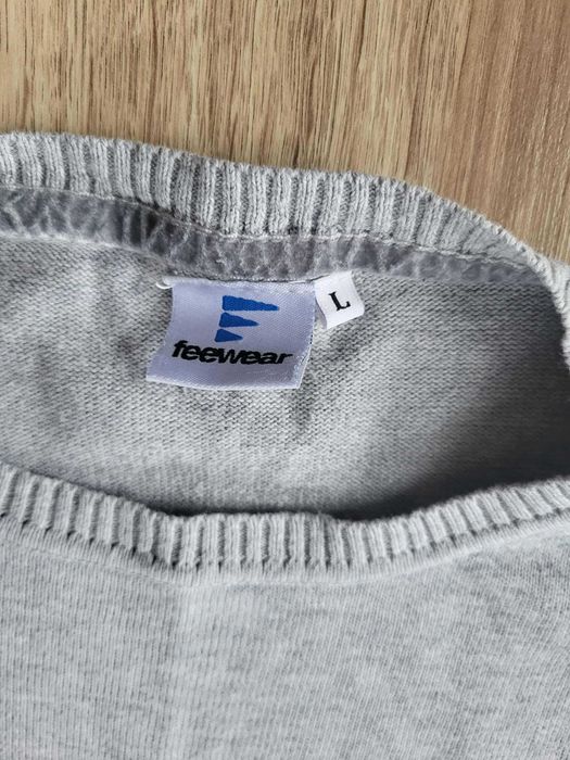 Szary męski sweter Feewear