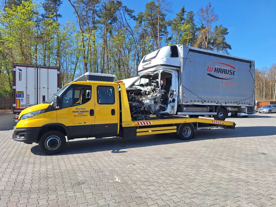 Holowanie 24h # Pomoc drogowa # Transport maszyn # S3 # Niskopodwozie