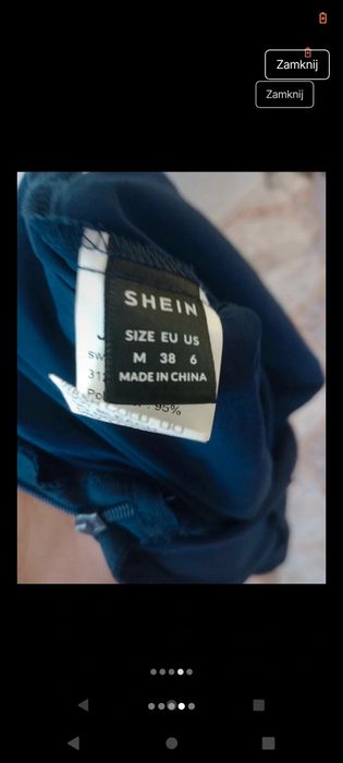 Sukienka długa z rozcięciem