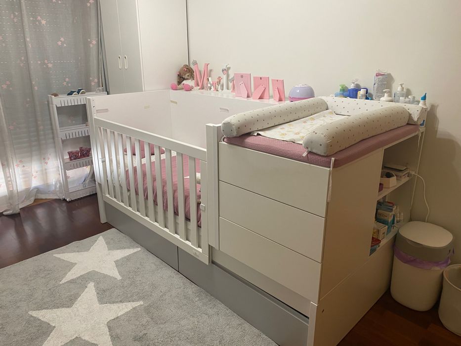 Berço cama convertível alondra unisexo