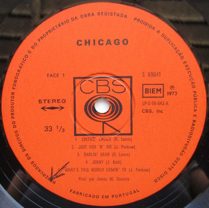Chicago - - - - - Chicago VI - - - - - LP64297732416258120