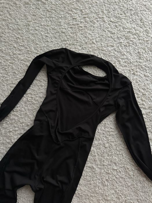 Комбінезон з голою спиною, безшовний костюм, лосини, топ