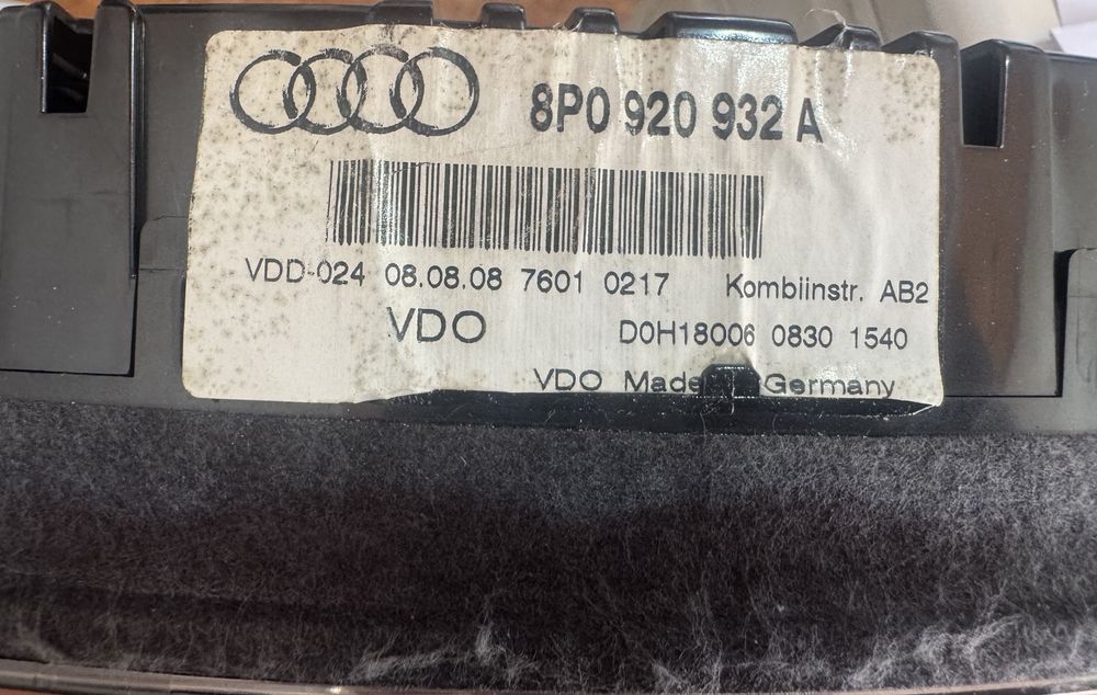 Quadrante audi a3