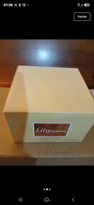 Creme hidratante, Lilycashmere, O Boticário, novo.