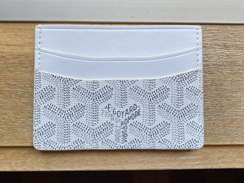 Porta-cartões da Goyard branco