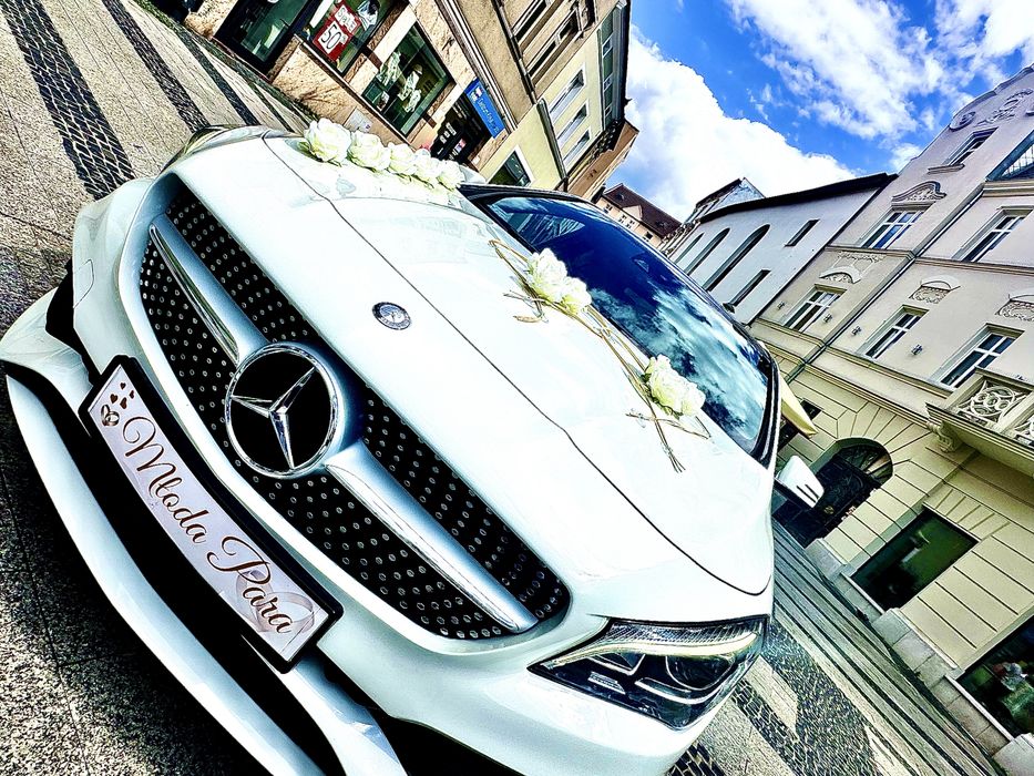 Samochód do slubu MERCEDES AMG (panorama) BIAŁY
