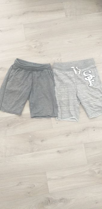 Spodenki dwie pary 140 z H&M chłopięce