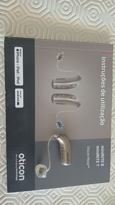 Aparelho medico Auditivo Oticon - Auricular esquerdo +Dry cap UV3