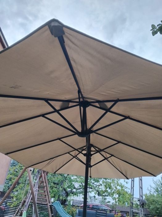 Parasol ogrodowy podłóżny