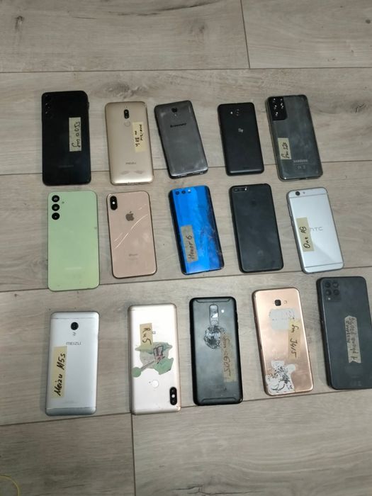 лот смартфонов №2 под ремонт и восстановление