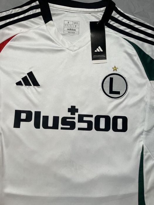 Legia Warszawa Koszulka Adidas S Czerwono-Biało, Nowa z Metką,