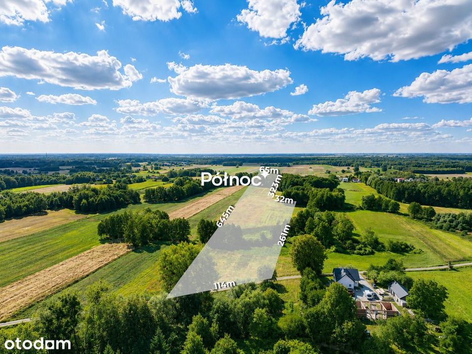 Na sprzedaż działka rolna 4,96 ha – Malinówka
