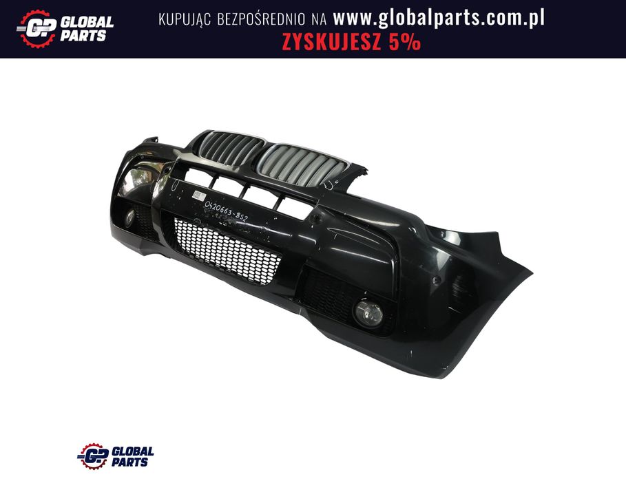 BMW X3 E83 LCI Zderzak Przedni M-Pakiet PDC Black Sapphire Czarny
