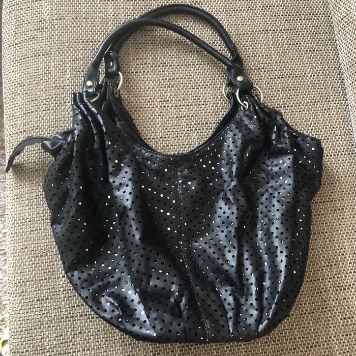 Torebka czarno-srebrna