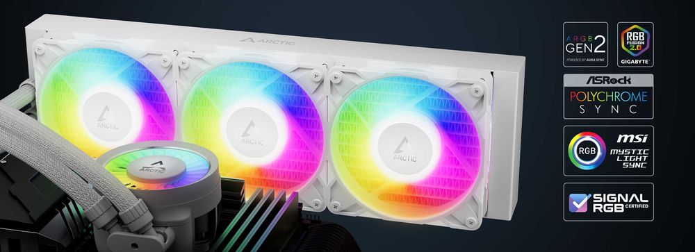Жидкостное охлаждение Arctic Liquid Freezer III 360 A-RGB, на гарантии