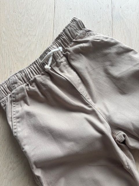 H&M spodnie beżowe dla dziecka 92