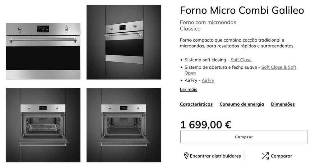 Smeg Forno Micro Combi Galileo (Classica)