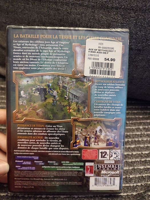 Jogo para computador age of mithology the titans